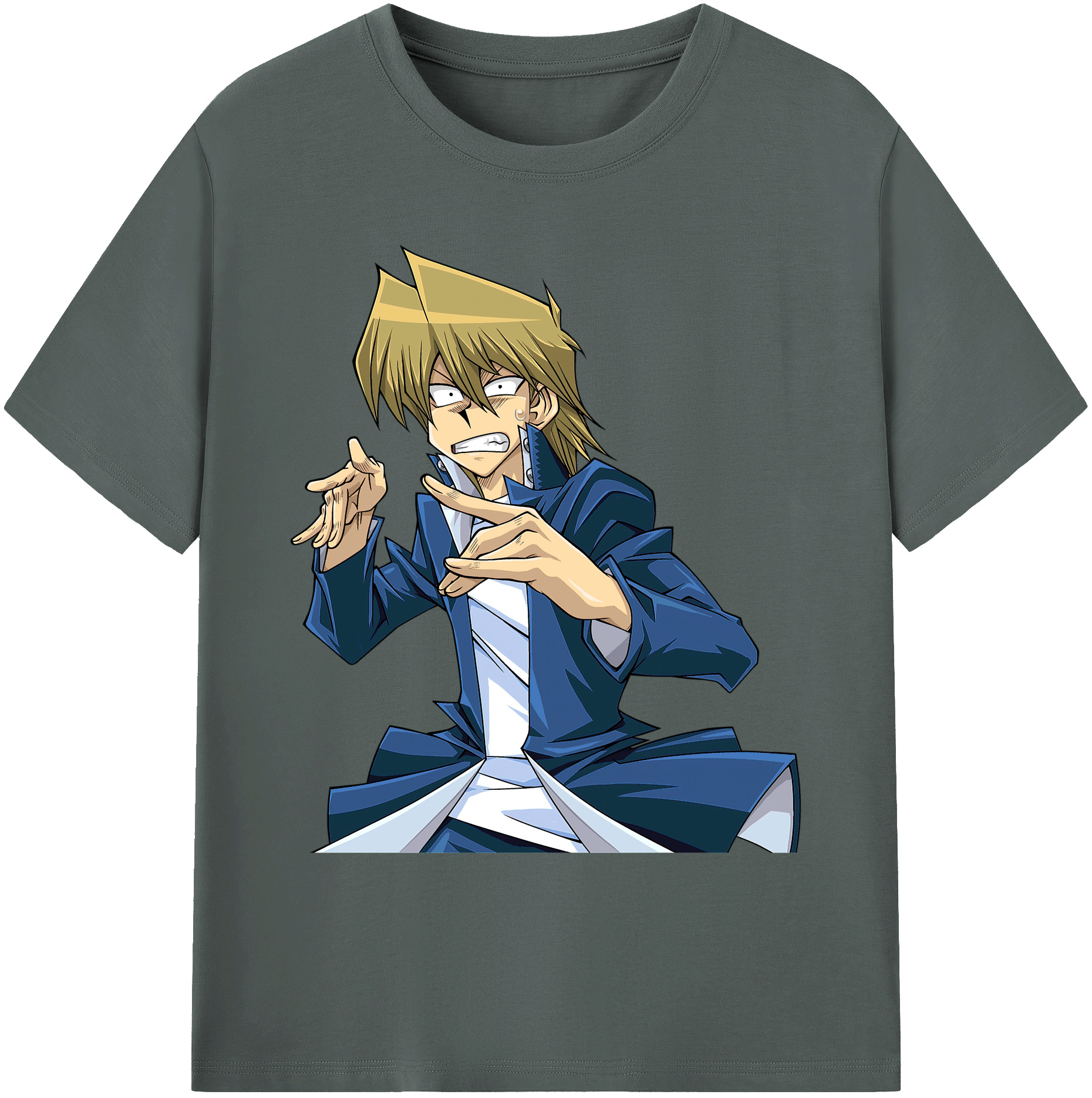 （画像用） 遊☆戯☆王 Yu-Gi-Oh! 綿100％ メンズ半袖Tシャツ｜肌触りやわらか＆通気性